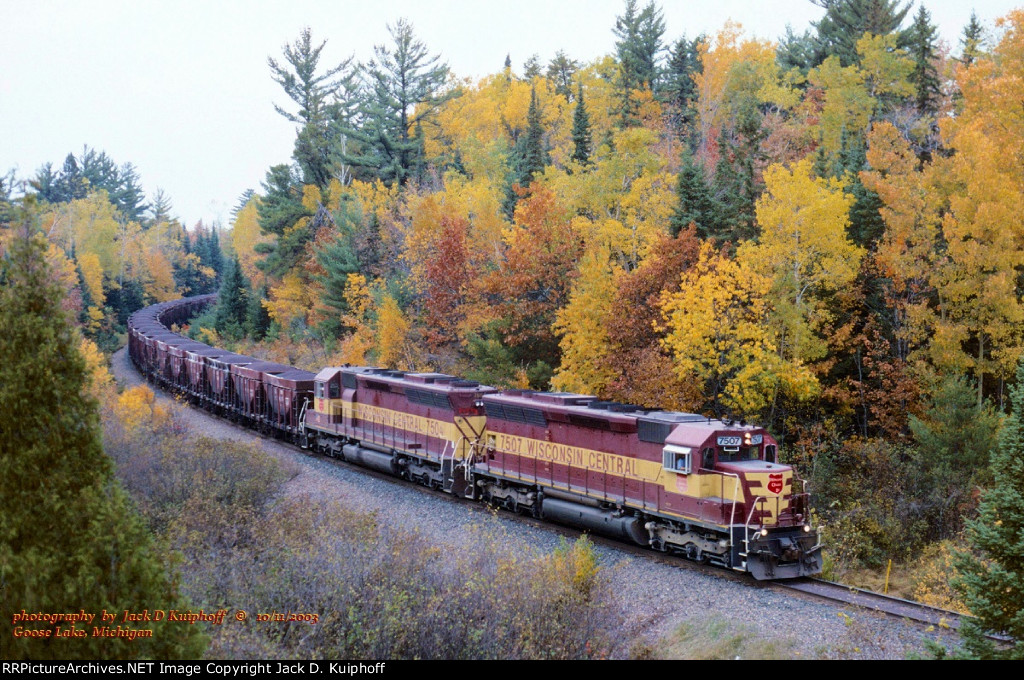 WC 7507, Sore-1, Goose Lake, MI. 10-11-2003